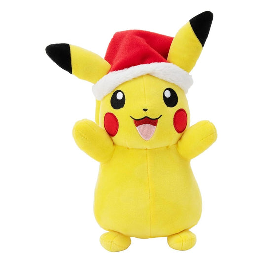 Pokemon Plush Figure Winter Pikachu with Christmas Hat 20 cm