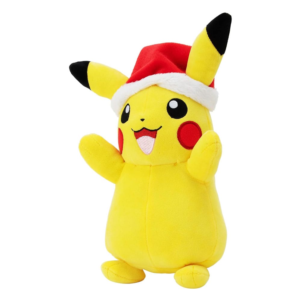 Pokemon Plush Figure Winter Pikachu with Christmas Hat 20 cm
