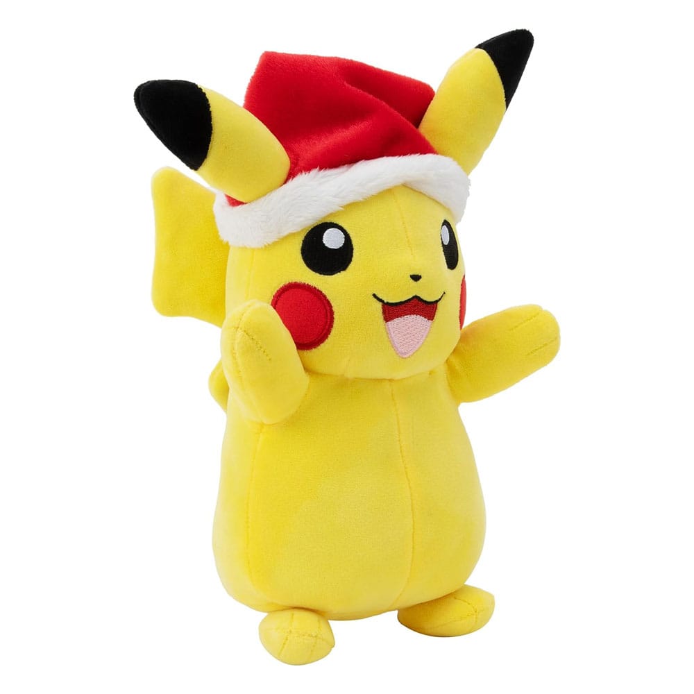 Pokemon Plush Figure Winter Pikachu with Christmas Hat 20 cm