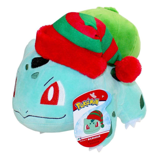 Pokemon Plush Figure Winter Bulbasaur with Christmas Hat 20 cm