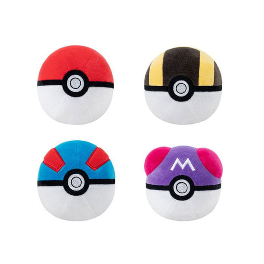 Pokemon Plush Figure Pokeball different versions 10 cm