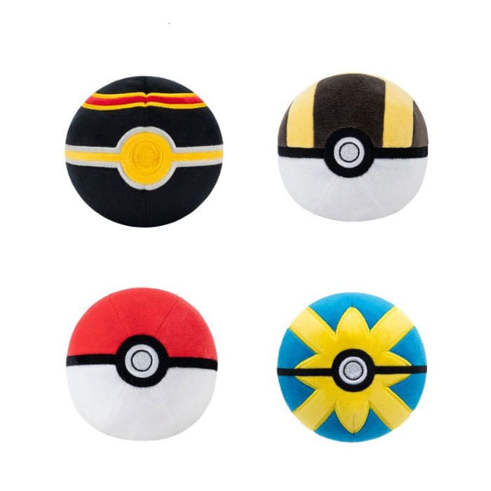 Pokemon Plush Figure Pokeball different versions 10 cm