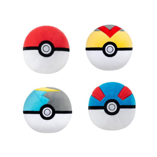 Pokemon Plush Figure Pokeball different versions 10 cm