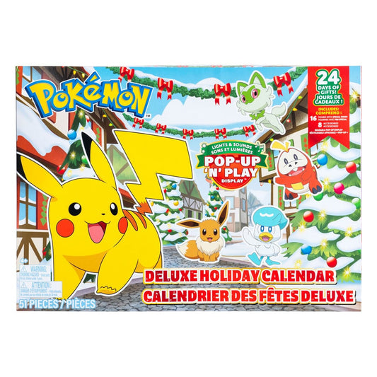 Pokemon Battle Figures Deluxe Advent Calendar Holiday 2024 *Version EN/FR*