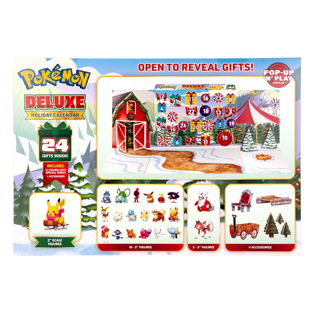 Pokemon Pop-Up 'N' Play Deluxe Advent Calendar Holiday 2025 *Version EN*