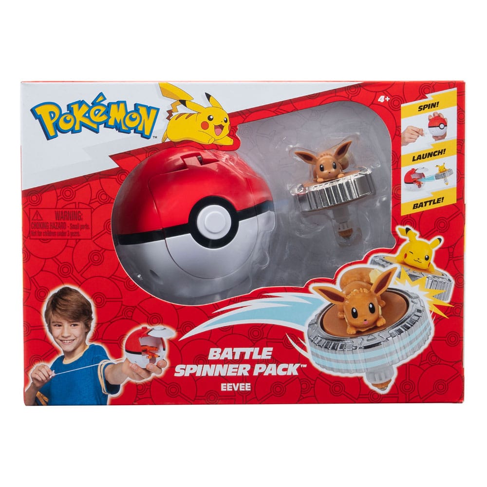 Pokemon Battle Spinner Pack Eevee & Poke Ball
