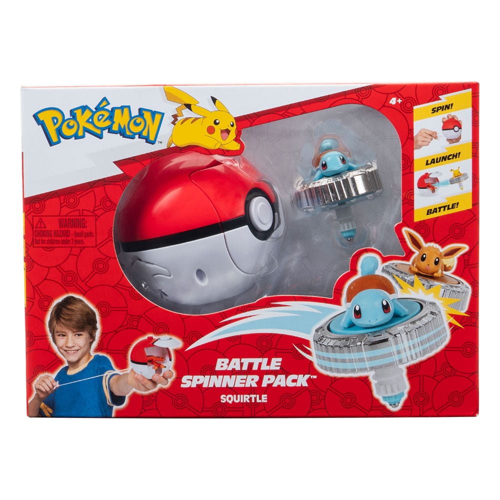 Pokemon Battle Spinner Pack Squirtle & Poke Ball