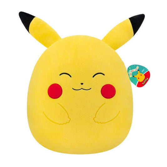 Pokemon Squishmallows Plush Figure Happy Pikachu 35 cm