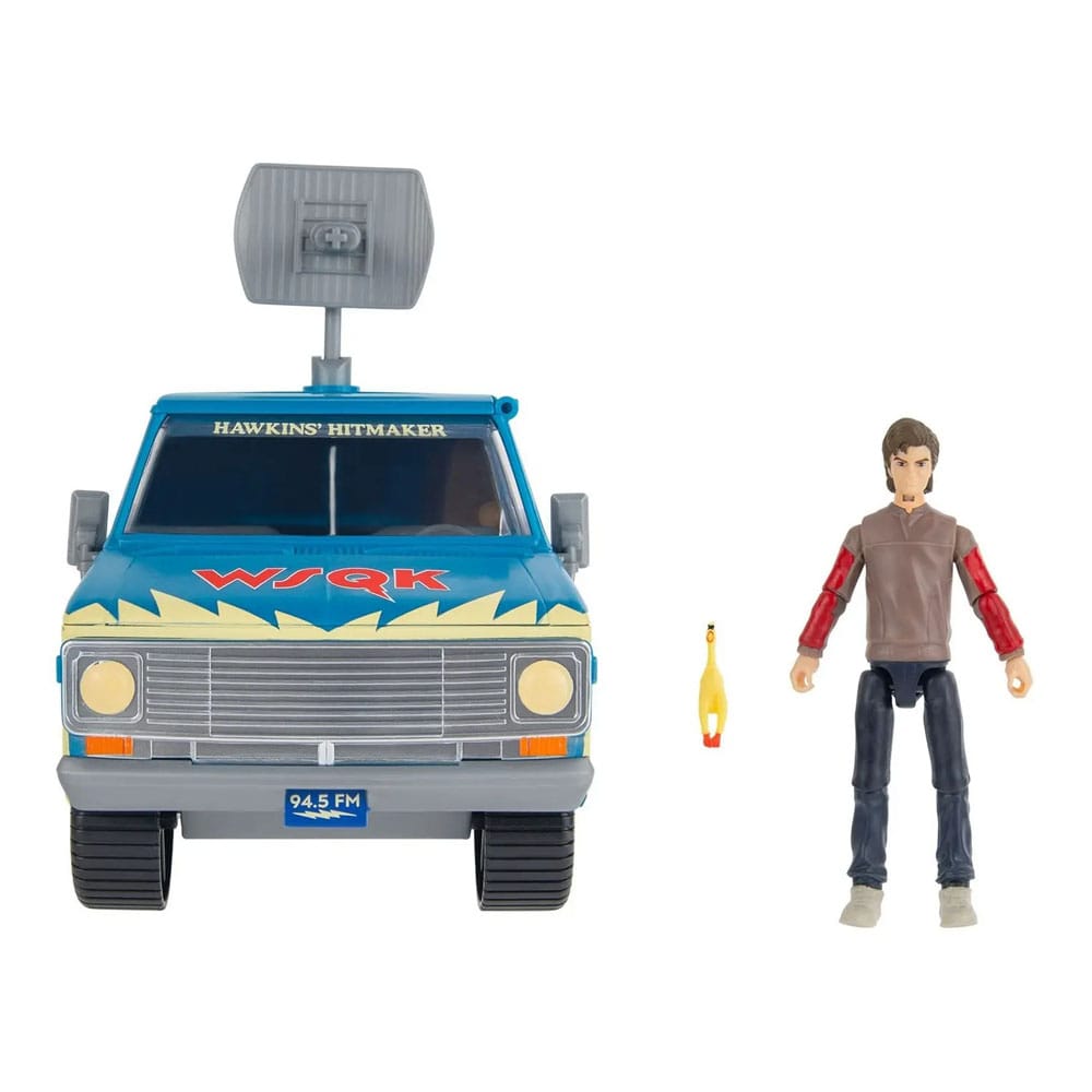 Stranger Things World Of Figure & Vehicle Vehicle with Actionfigure The Squawk van Playset with Steve P067434
