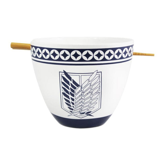 Attack on Titan Ramen Bowl with Chopsticks Emblem 473 ml P045810