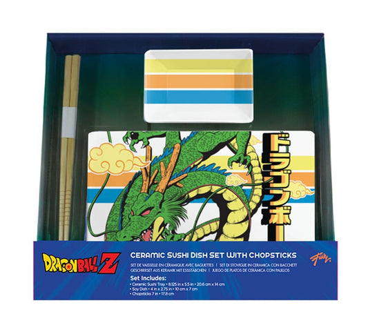 Dragon Ball Z Ceramic Sushi Set with Chopsticks Shenron P045815