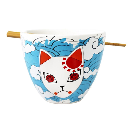 Demon Slayer Ramen Bowl with Chopsticks Tanjiro Mask 473 ml P045817
