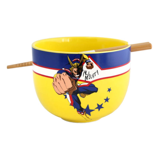 My Hero Academia Ramen Bowl with Chopsticks All Might 414 ml P045831