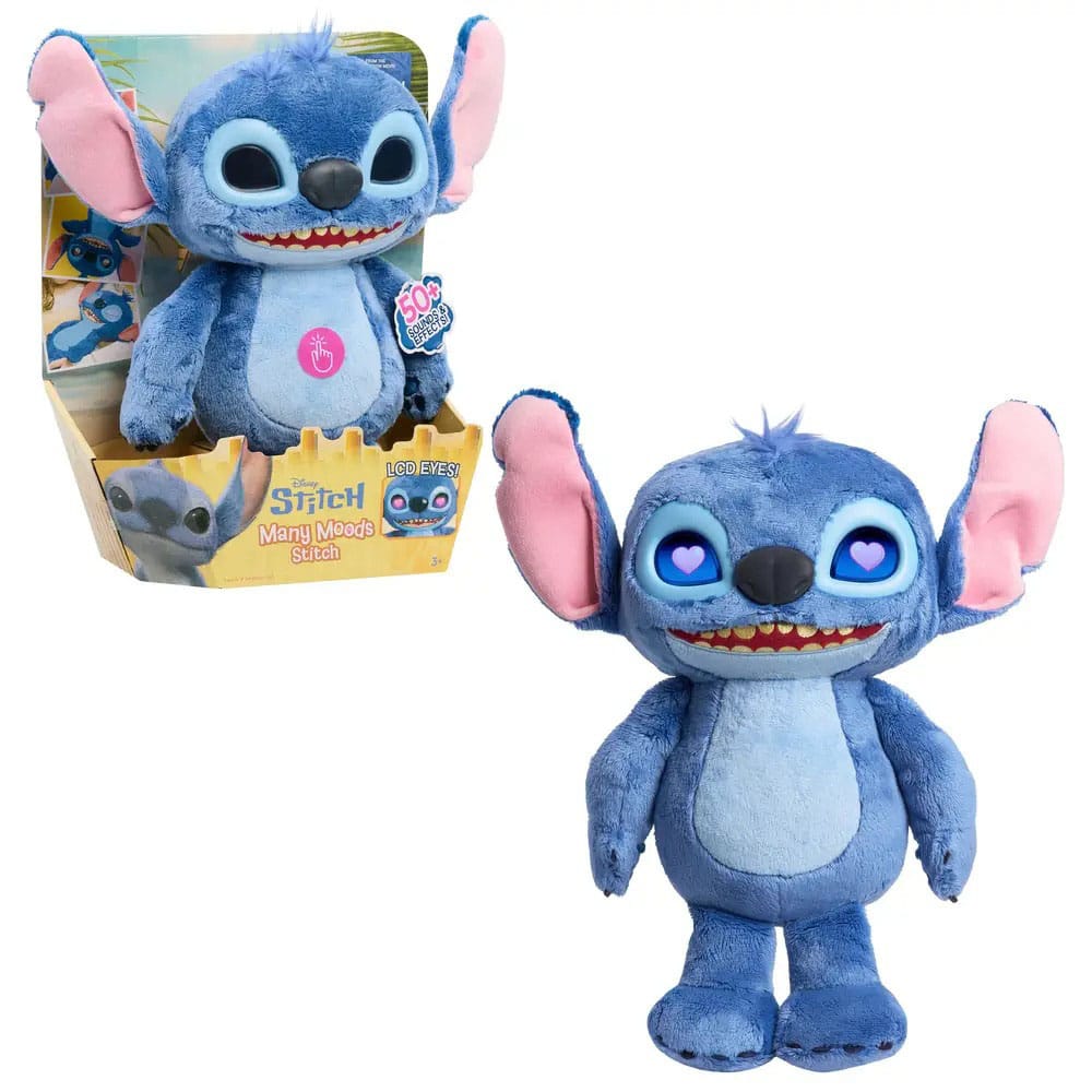 Lilo & Stitch Plush Figure with LCD Visual Effects and Sounds The Many Mood Stitch 36 cm P066552