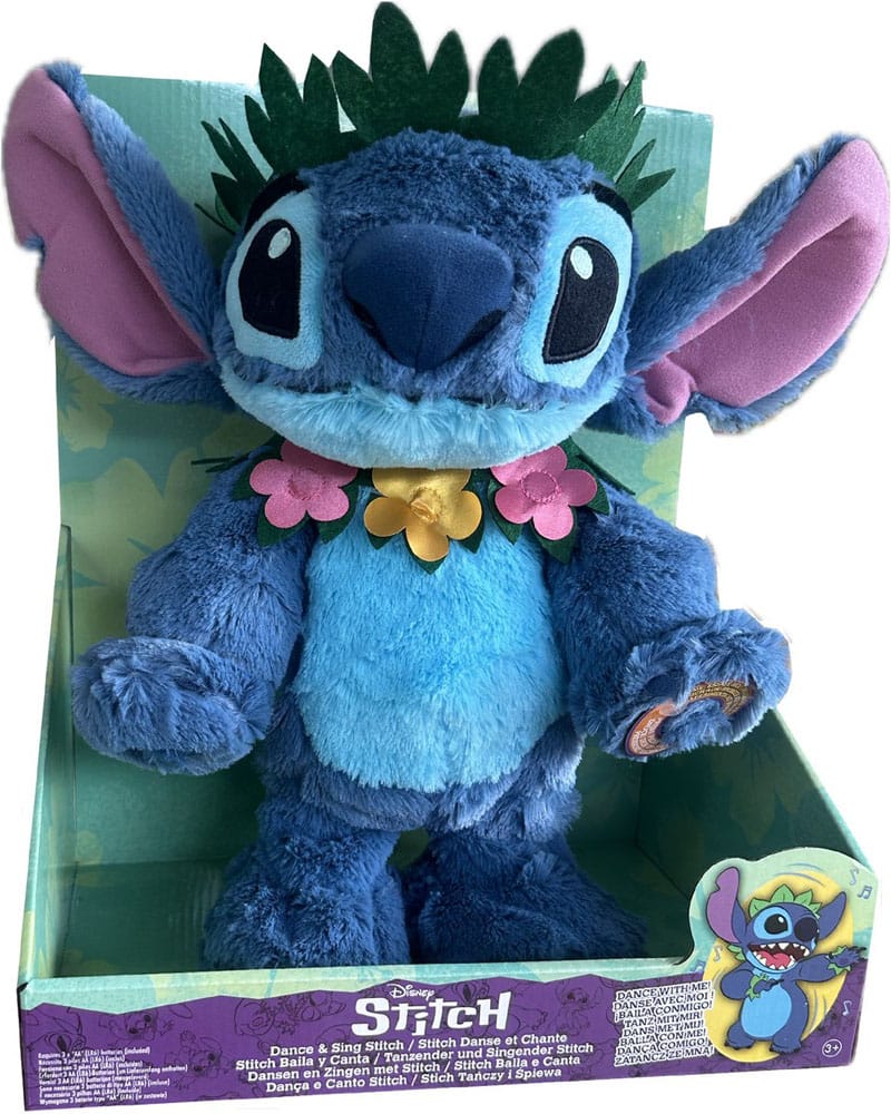 Lilo & Stitch Plush Figure with Dance and Sing Feature Stitch 38 cm P066554