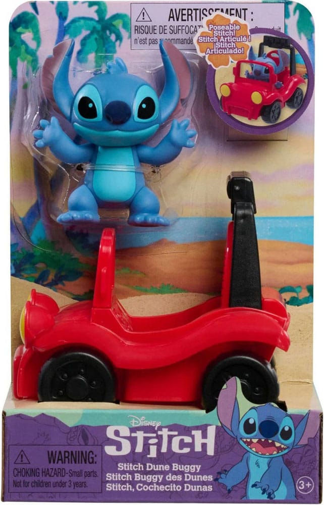 Lilo & Stitch Mini Figure Playset Stitch & beach buggy 7,5 cm P066556