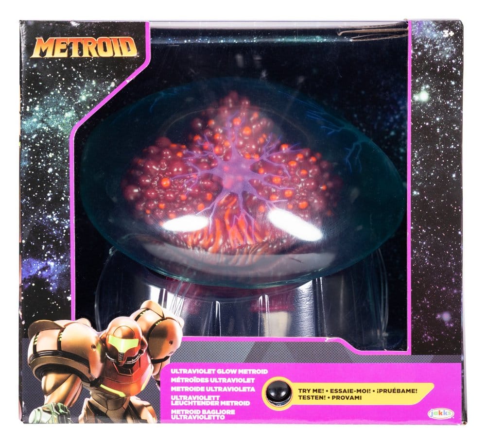 World of Nintendo Metroid Prime Actionfigure Metroid Ultraviolet Glow 15 cm P071293