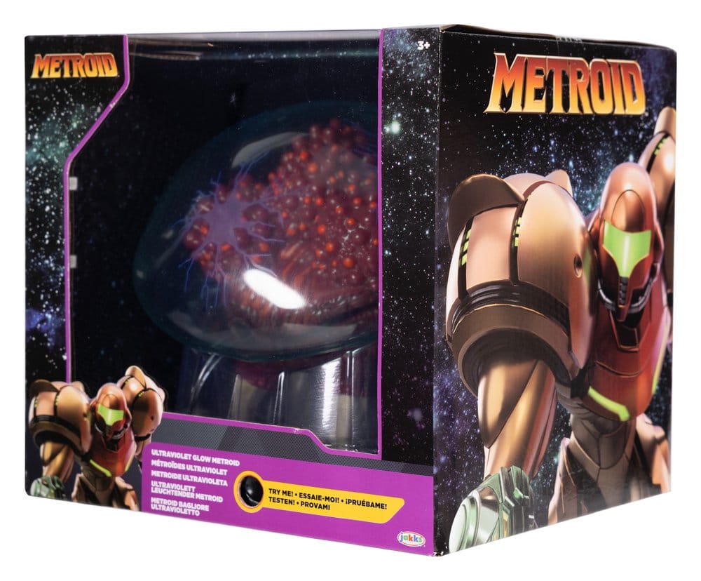 World of Nintendo Metroid Prime Actionfigure Metroid Ultraviolet Glow 15 cm P071293