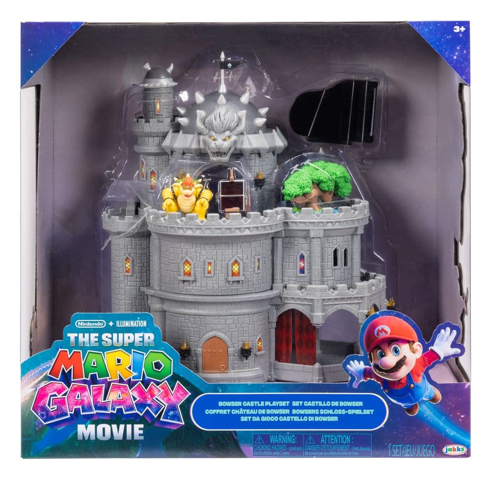 The Super Mario Galaxy Movie Deluxe Playset with 1 Mini Figure Bowser Castle P074129