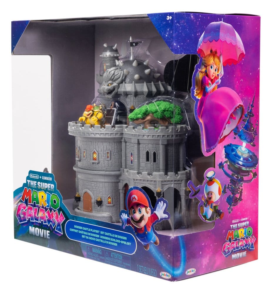 The Super Mario Galaxy Movie Deluxe Playset with 1 Mini Figure Bowser Castle P074129