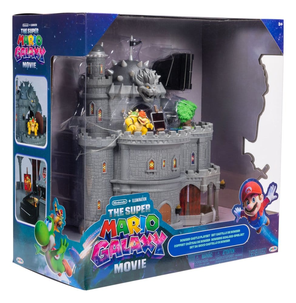 The Super Mario Galaxy Movie Deluxe Playset with 1 Mini Figure Bowser Castle P074129
