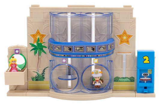 The Super Mario Galaxy Movie Diorama with 2 Mini Figures Gateway Galaxy P074130