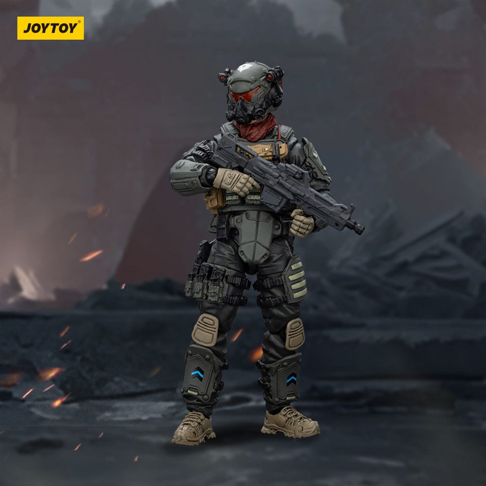 APOC Series Dark Source Action Figur Stellar Scar Assault Team Darksilicon 22 cm