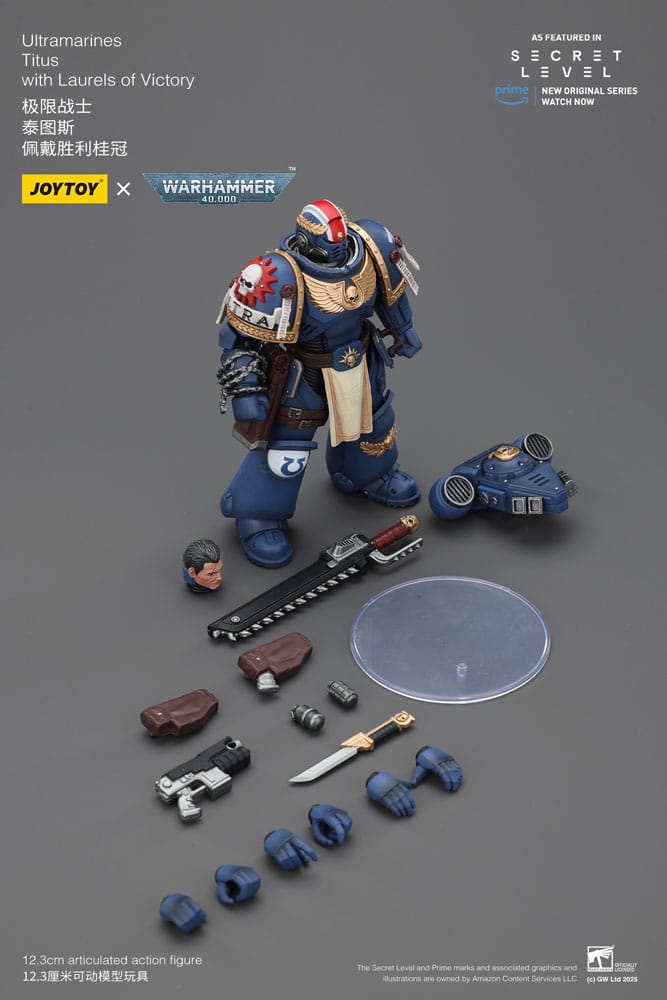 Warhammer 40,000 Action Figure Ultramarines Titus with Laurels of Victory 13 cm P069087