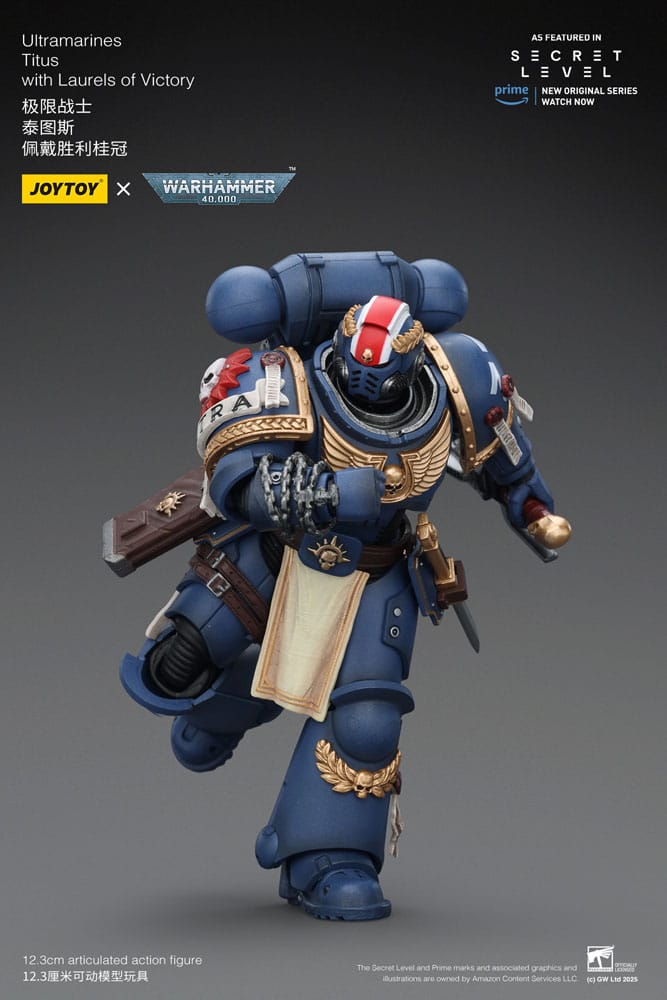 Warhammer 40,000 Action Figure Ultramarines Titus with Laurels of Victory 13 cm P069087