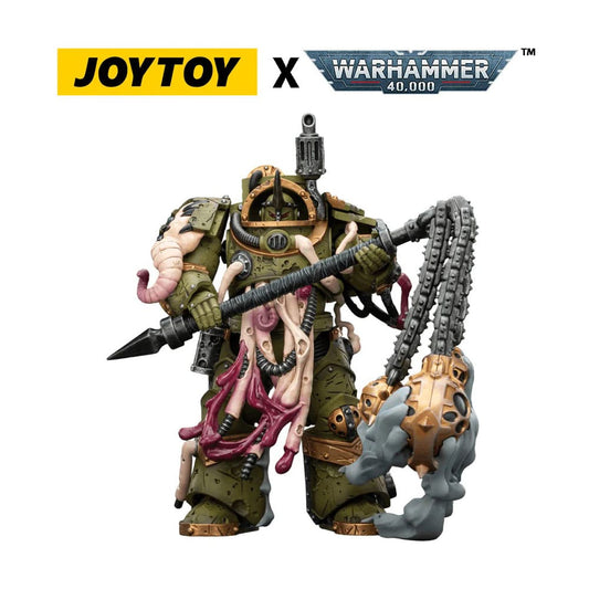 Warhammer 40,000 Action Figure Death Guard Blightlord Terminator 2 with Flail of Corruption 14 cm P069131