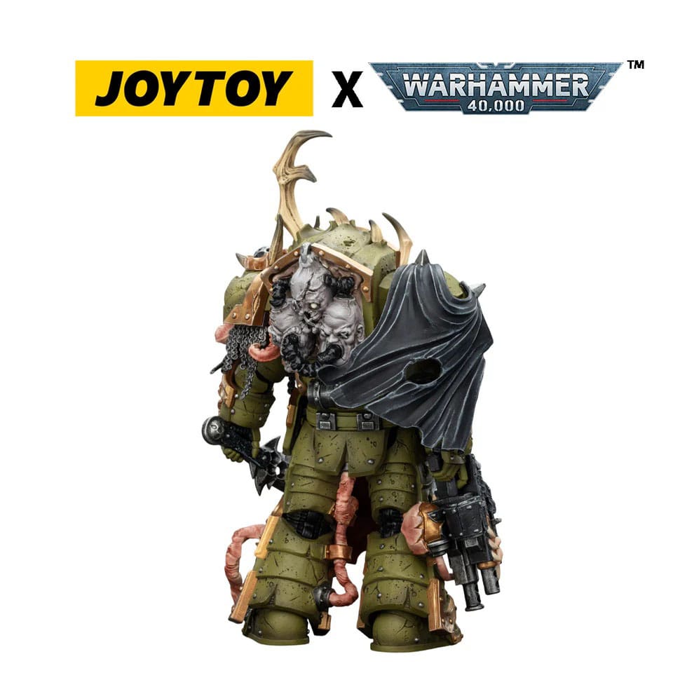Warhammer 40,000 Action Figure Death Guard Blightlord Terminator 3 with Combi-bolter and Bubotic Blade 14 cm P069132