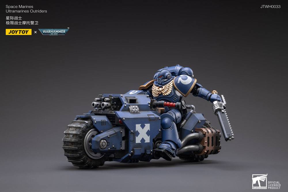 Warhammer 40k Vehicle 1/18 Ultramarines Outrider Bike 22 cm P046489
