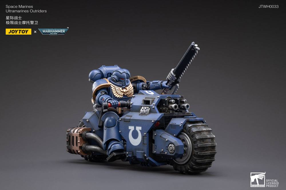 Warhammer 40k Vehicle 1/18 Ultramarines Outrider Bike 22 cm P046489