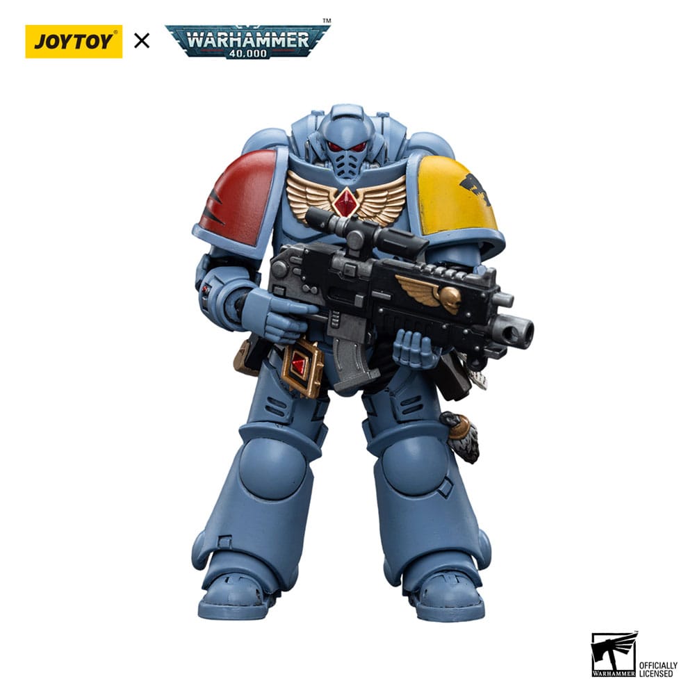WARHAMMER 40K ACTION FIGURE 1/18 SPACE WOLVES INTERCESSORS 12 CM