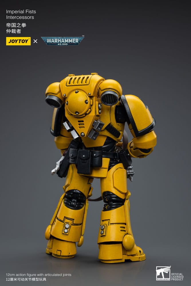 WARHAMMER 40K ACTION FIGURE 1/18 IMPERIAL FISTS INTERCESSORS 12 CM
