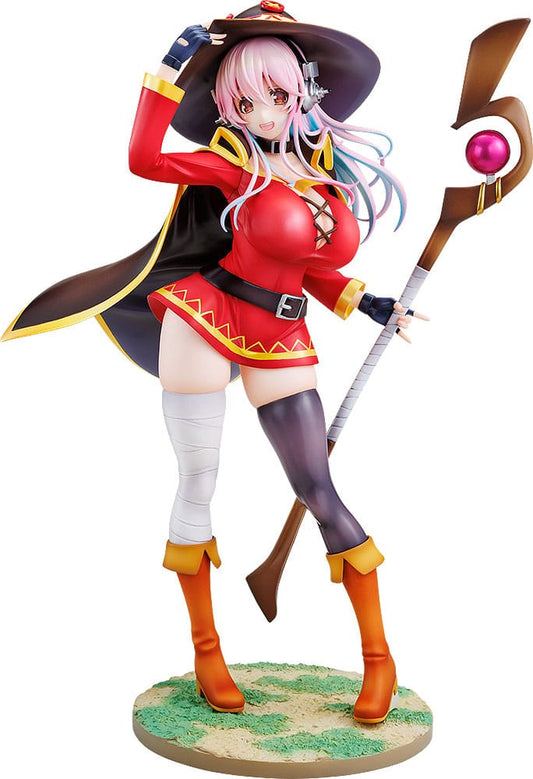 Super Sonico x Konosuba PVC Statue 1/7 Super Sonico Megumin collaboration Ver. 25 cm P046687