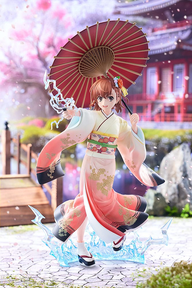 A Certain Scientific Railgun T Statue 1/7 Mikoto Misaka Furisode Kimono Ver. 28 cm P046743