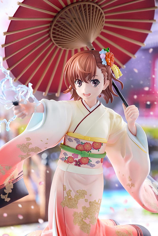A Certain Scientific Railgun T Statue 1/7 Mikoto Misaka Furisode Kimono Ver. 28 cm P046743