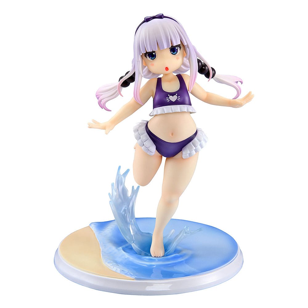 Miss Kobayashi's Dragon Maid PVC Statue 1/6 Kanna Kamui: Excited to Wear a Swimsuit at Home Ver. (Purple) 20 cm P066522