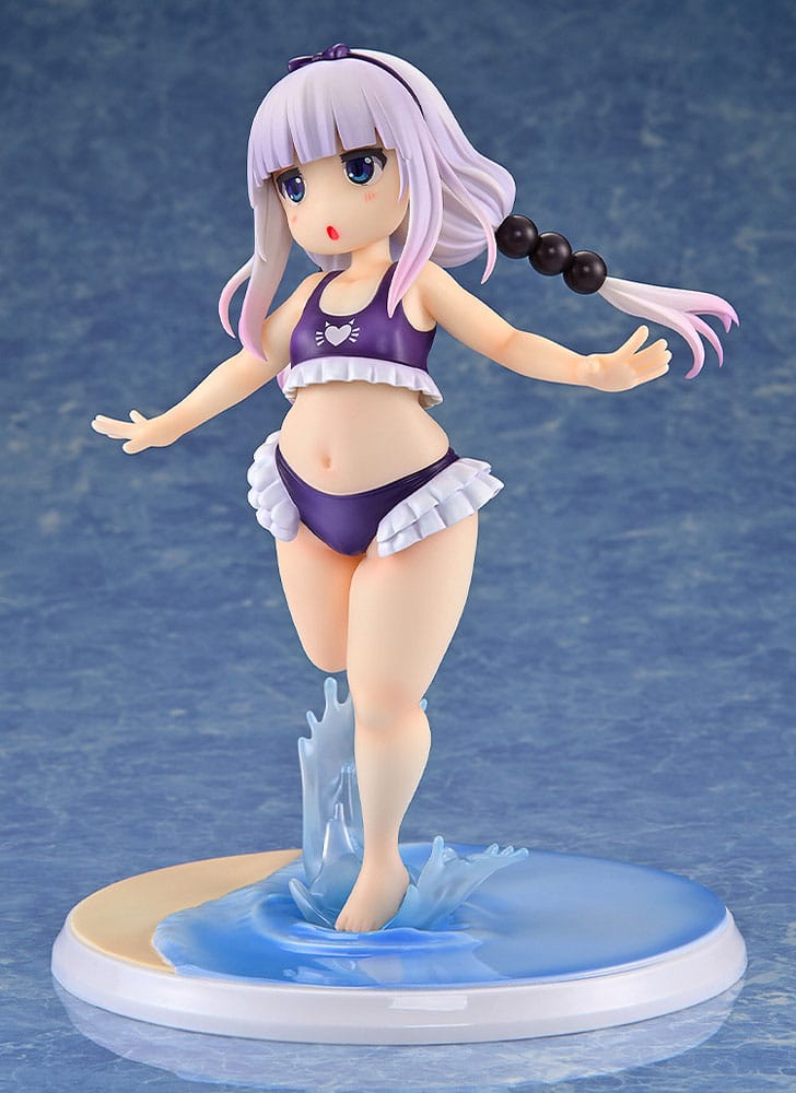 Miss Kobayashi's Dragon Maid PVC Statue 1/6 Kanna Kamui: Excited to Wear a Swimsuit at Home Ver. (Purple) 20 cm P066522