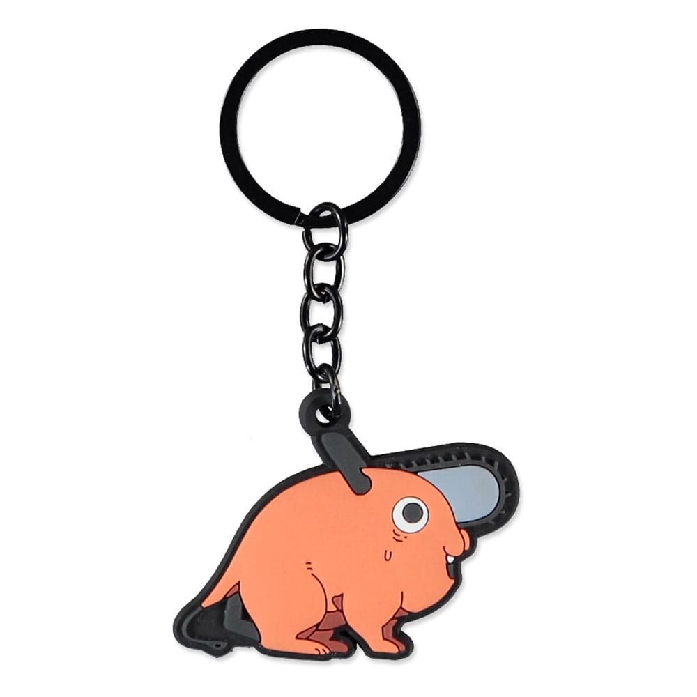 Chainsaw Man Rubber Keychain Pochita Sitting P046823