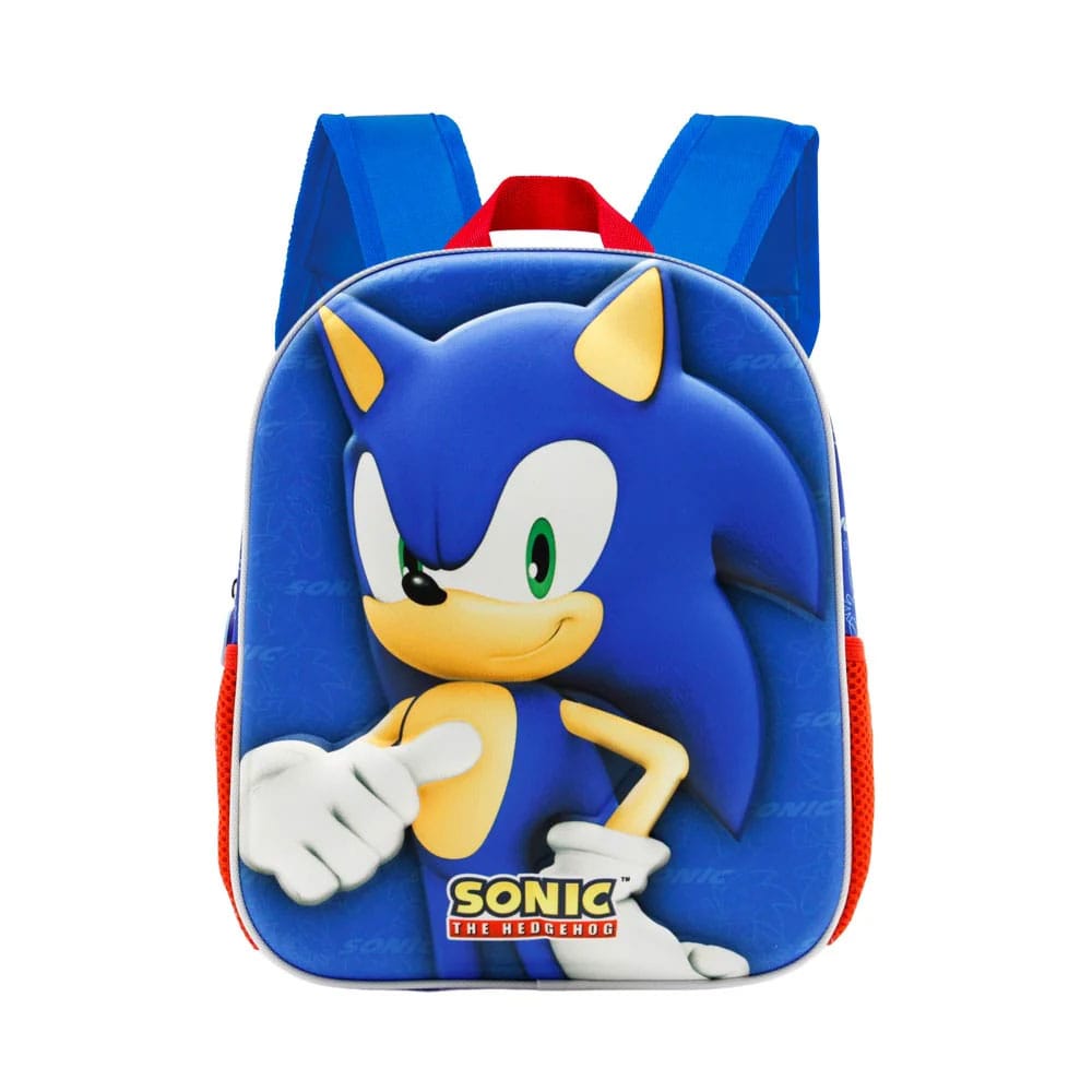 Sonic The Hedgehog 3D Backpack Sega Velocity Blue Small P066565
