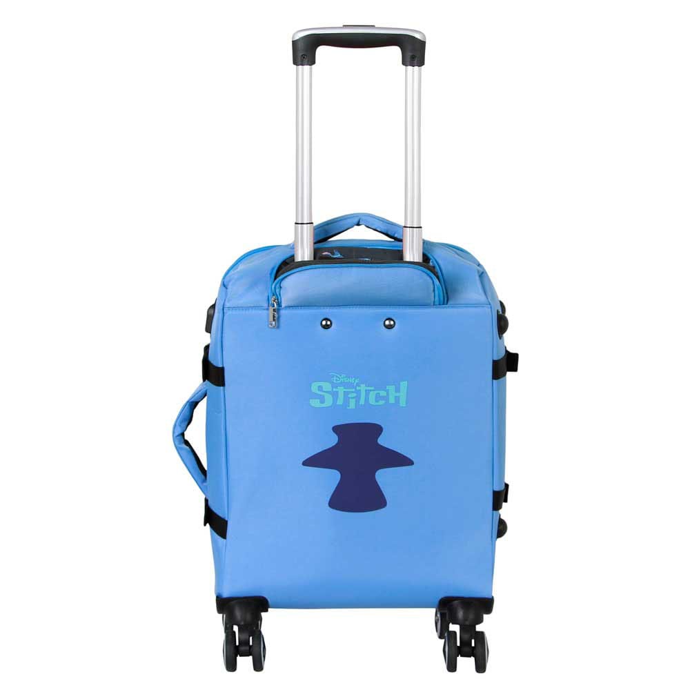 Lilo & Stitch 4-Wheel Cabin Suitcase Stitch Face Blue 55 cm P046943