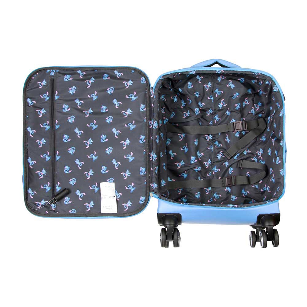 Lilo & Stitch 4-Wheel Cabin Suitcase Stitch Face Blue 55 cm P046943