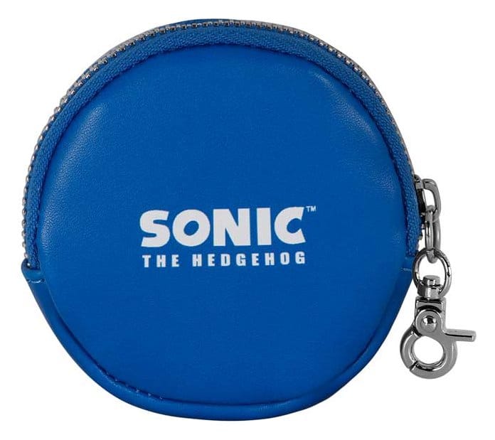 Sonic - The Hedgehog Face-Cookie Coin Purse SEGA Blue P071348
