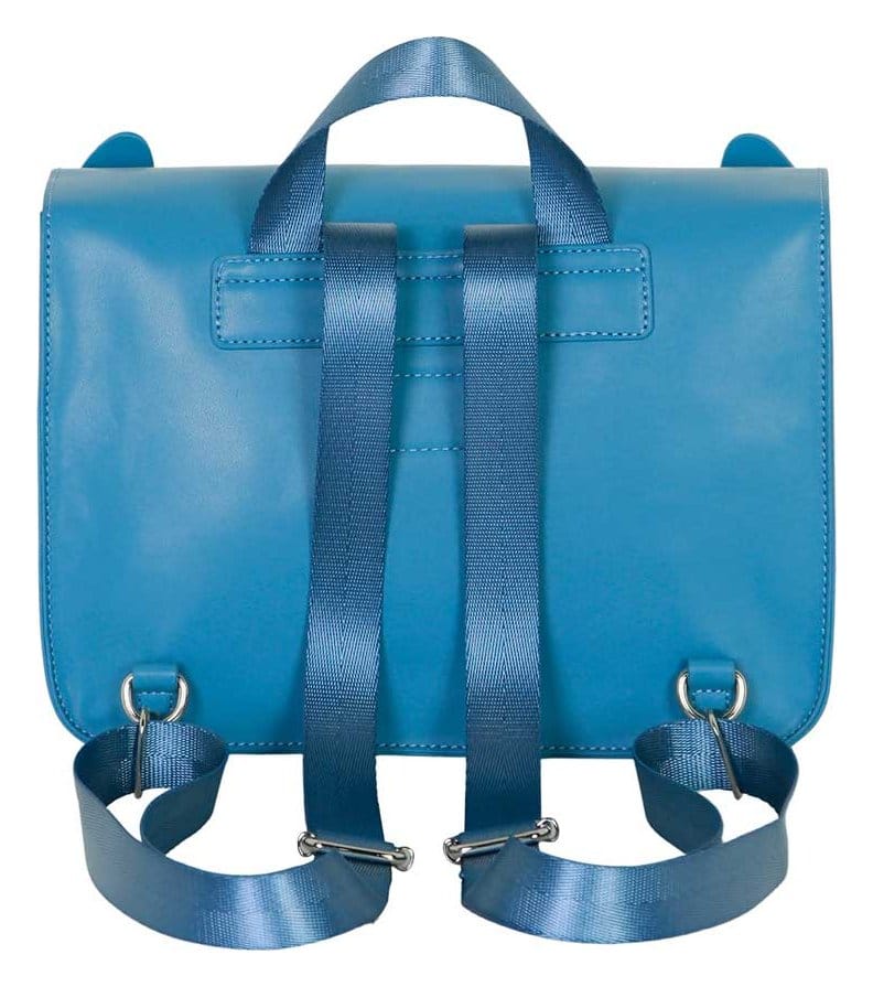 Lilo & Stitch Satchel Shoulder Bag Backpack Tongue Blue P071536