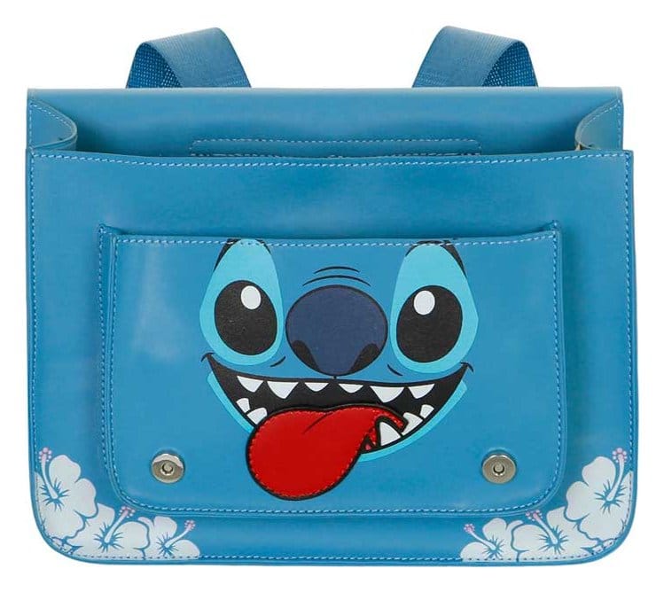 Lilo & Stitch Satchel Shoulder Bag Backpack Tongue Blue P071536