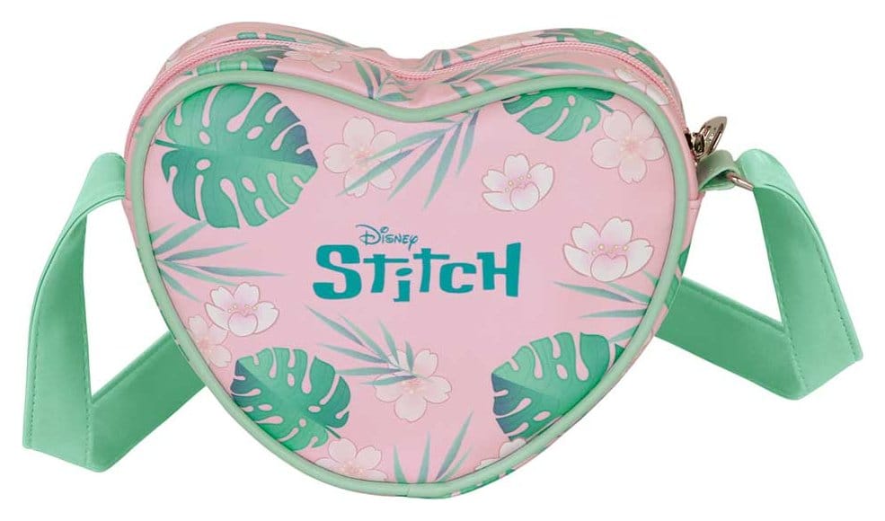 Lilo & Stitch Casual Heart Crossbody Bag Hug Pink P071543