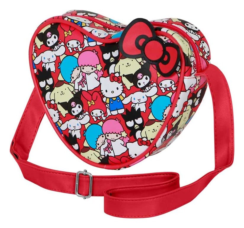 Sanrio Casual Heart Crossbody Bag Hello Kitty Friends Multicolour P071548