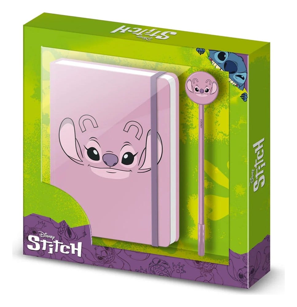 Lilo & Stitch Diary Gift Box Angel Face Pink P071553